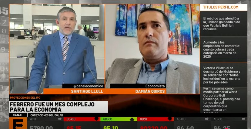 Entrevista en Canal E - Proyeccion del IPC e Impactos Geopolíticos