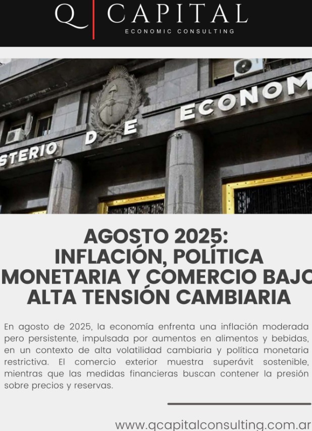 Inflación, política monetaria y comercio bajo alta tensión cambiaria