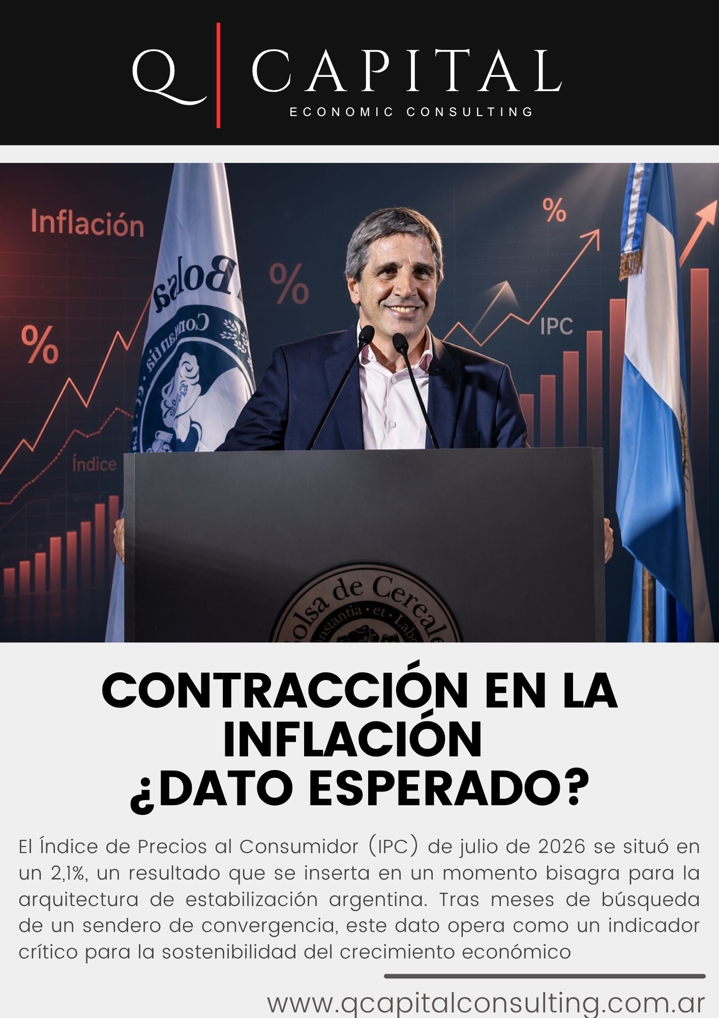 Contracción en la inflación ¿dato esperado?