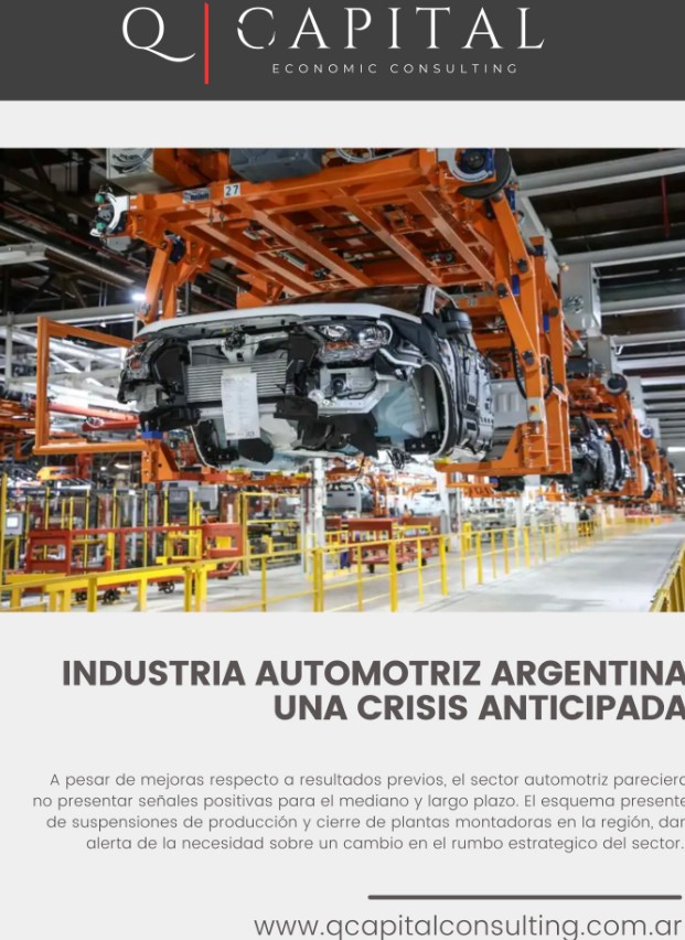 Industria automotriz argentina. Una crisis anticipada