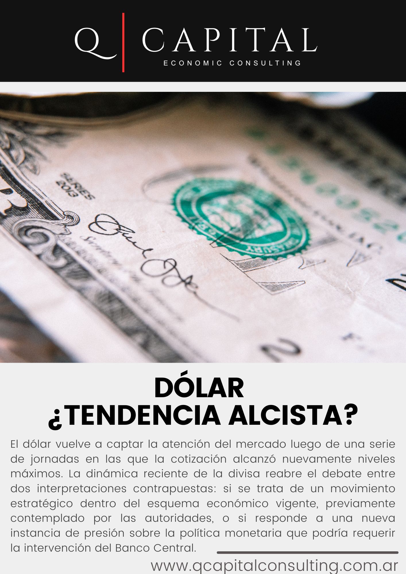 Dólar: ¿Tendencia alcista?