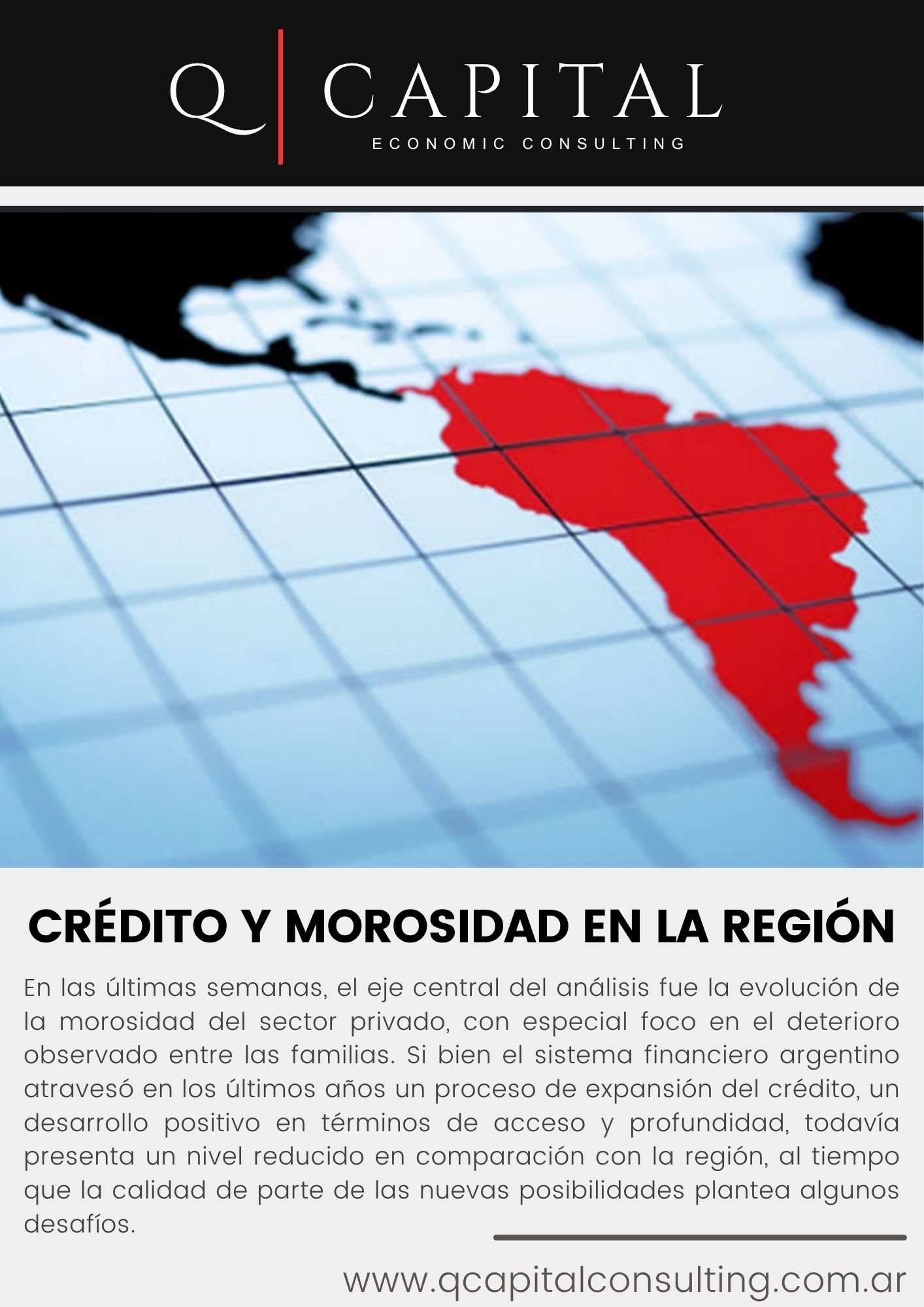 Crédito y Morosidad en el Región