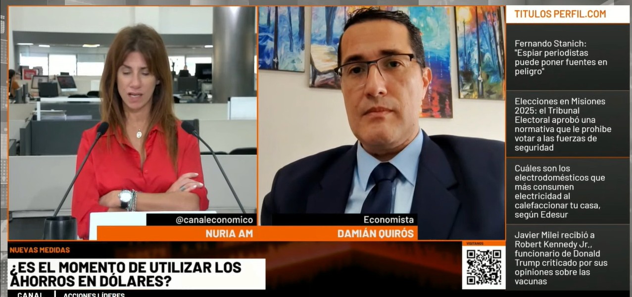 Sacar los Dólares del Colchón - Recuperación del Ahorro de los Argentinos, nota en Canal E