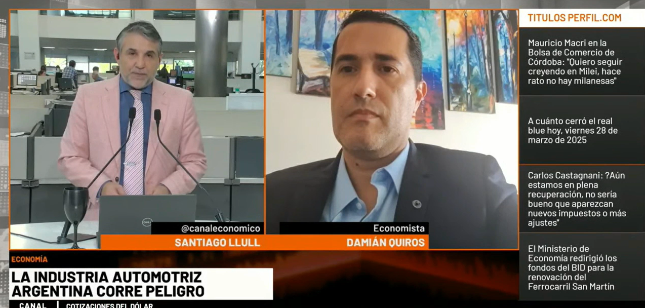 Nota en Canal E - El Sector Automotriz en Riesgo