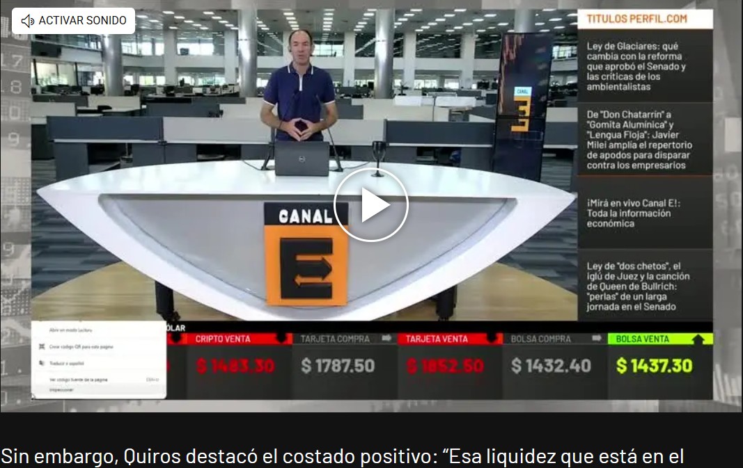 Nota Editorial Perfil - Tercera suba consecutiva del dólar